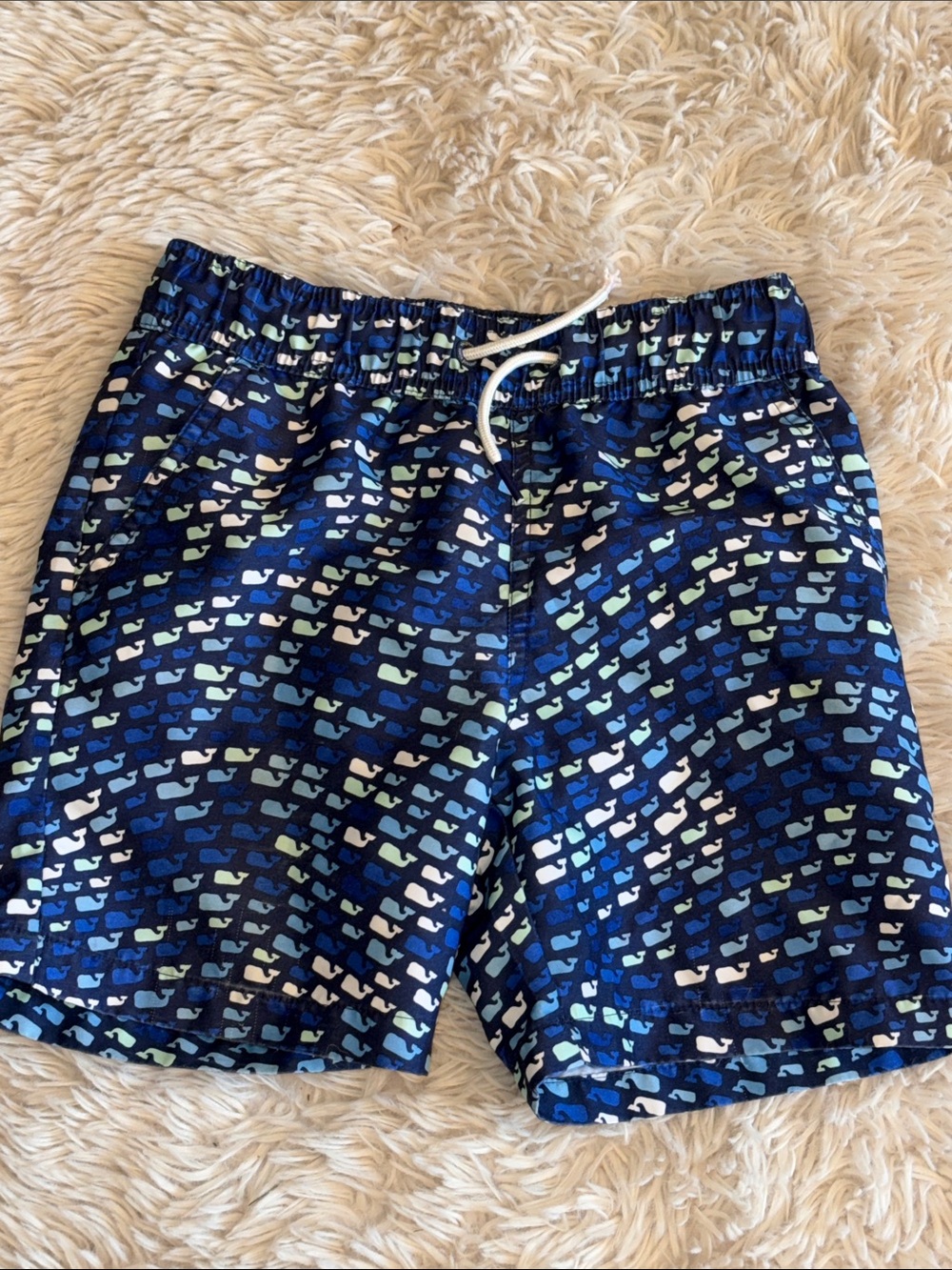🐳 Blue Patterned Swim Shorts - Vineyard Vines for Target 🎯 6/7 small